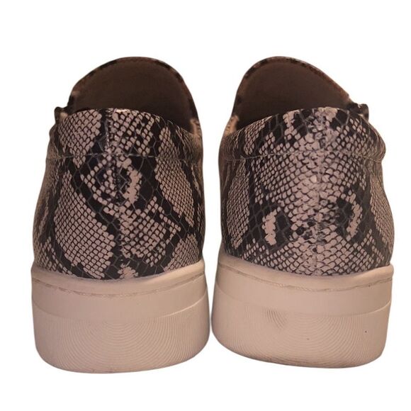 Naturalizer Hawthorn Snake Print Leather Slide Sneaker Loafers Side 7.5 - Picture 3 of 11
